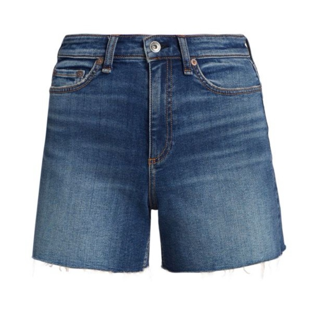 Rag & Bone Nina High Rise Jean Shorts Size 23 Women’s Cut Off Medium Wash